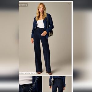 J. Crew Wide Leg Corduroy Trouser